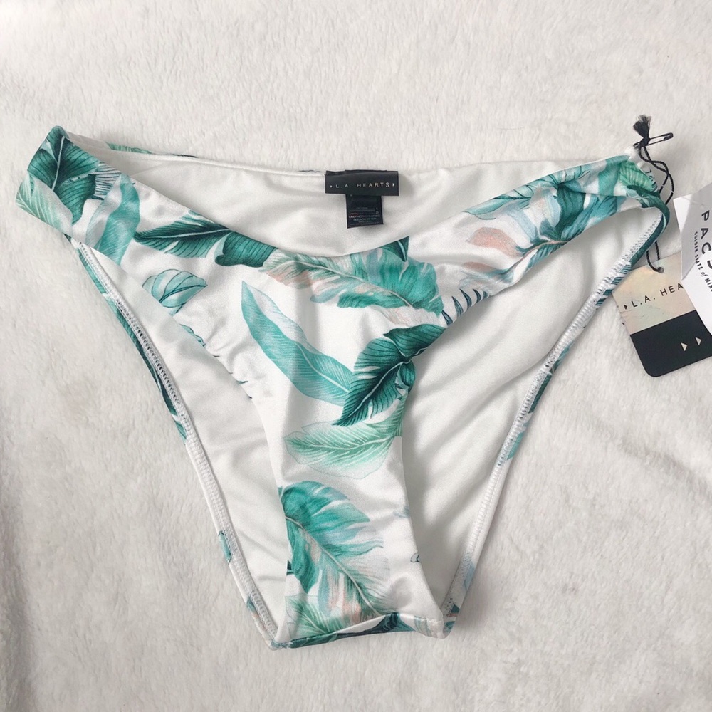 tropical print bathing suit bottoms from pacsun